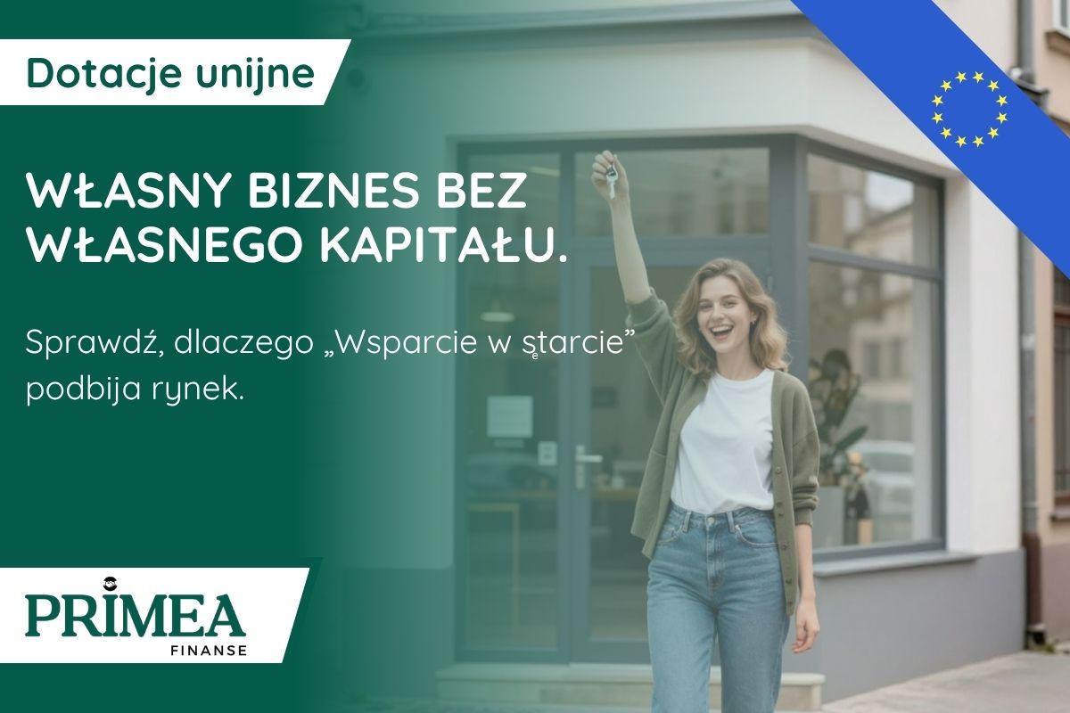 Pierwszy Biznes – Wsparcie w Starcie 2026: do 191 257,60 zł na założenie firmy z oprocentowaniem 0,25%